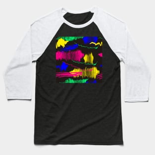 Abstract Doodles Fashion Baseball T-Shirt